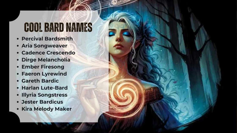 Unique Female Bard Names for Role-Playing Games and Storytelling