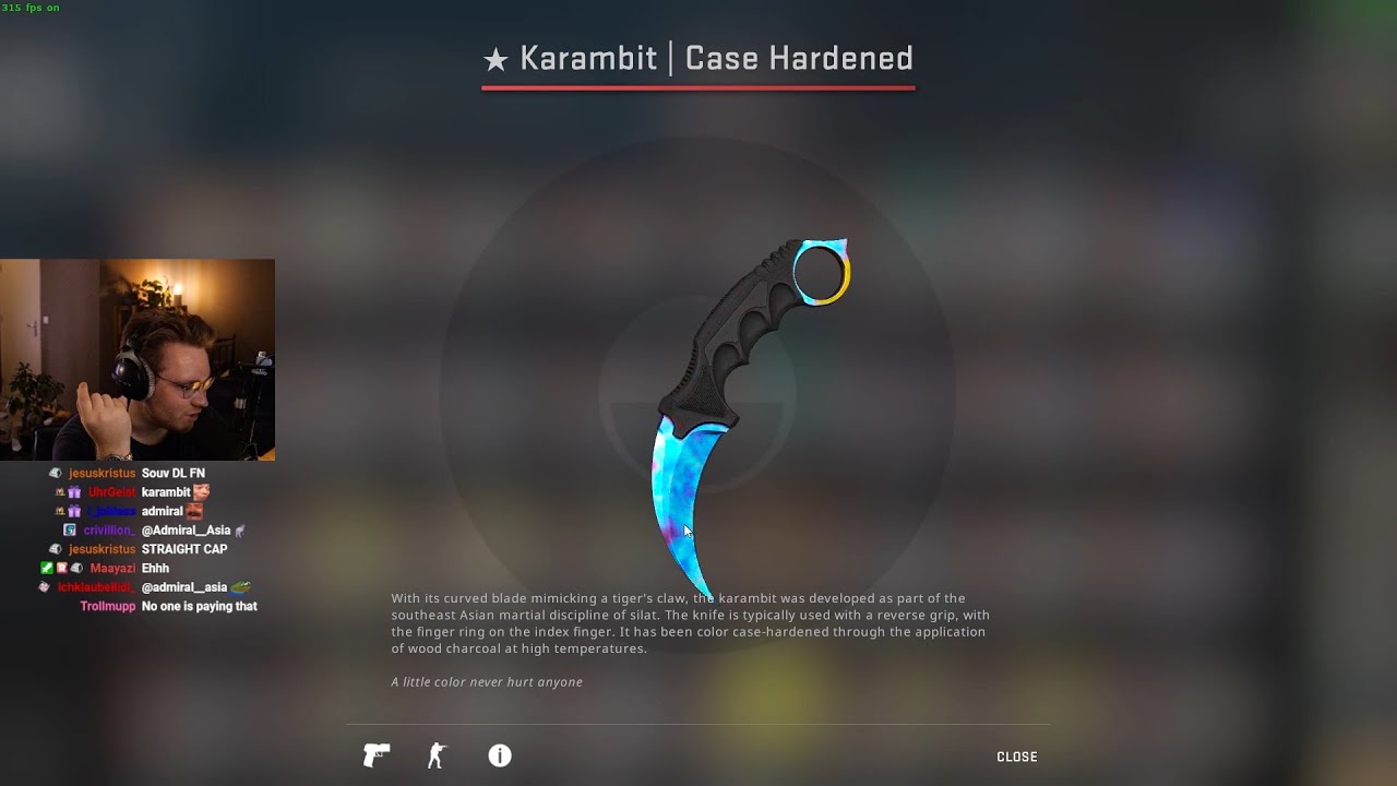 Why the Karambit Case Hardened Blue Gem is the Most Expensive CSGO Skin