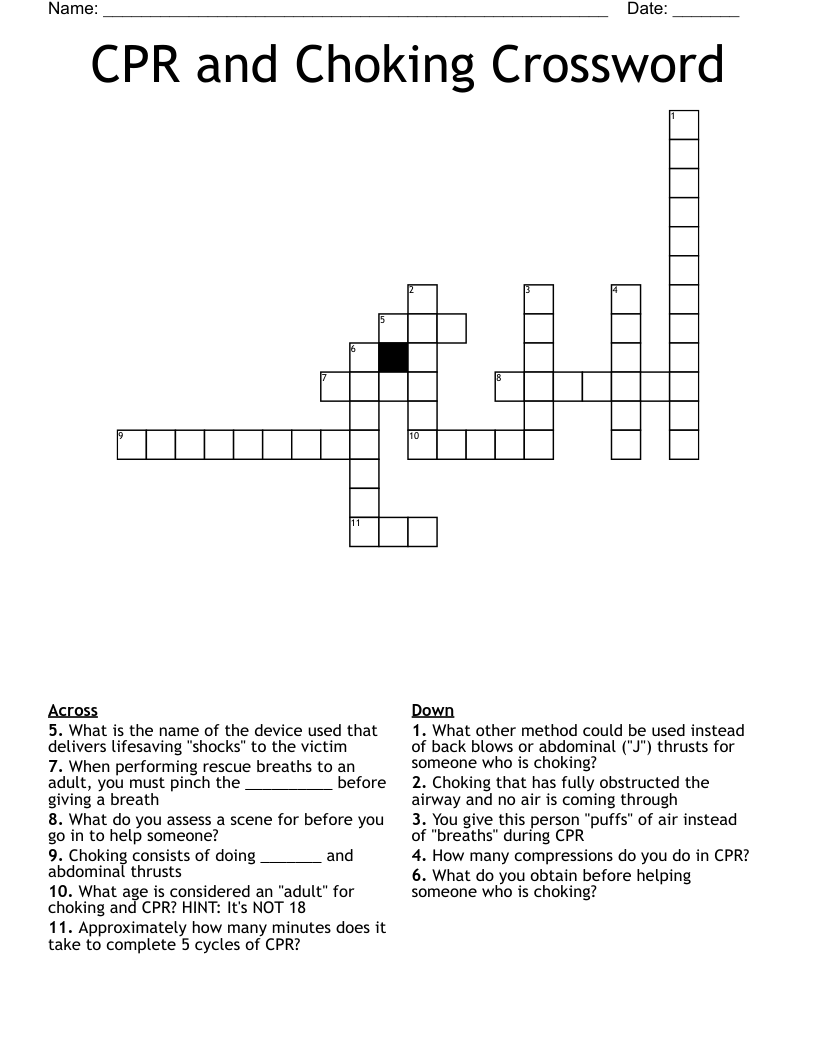 What is the Answer to Choke Crossword Clue? Solutions Inside