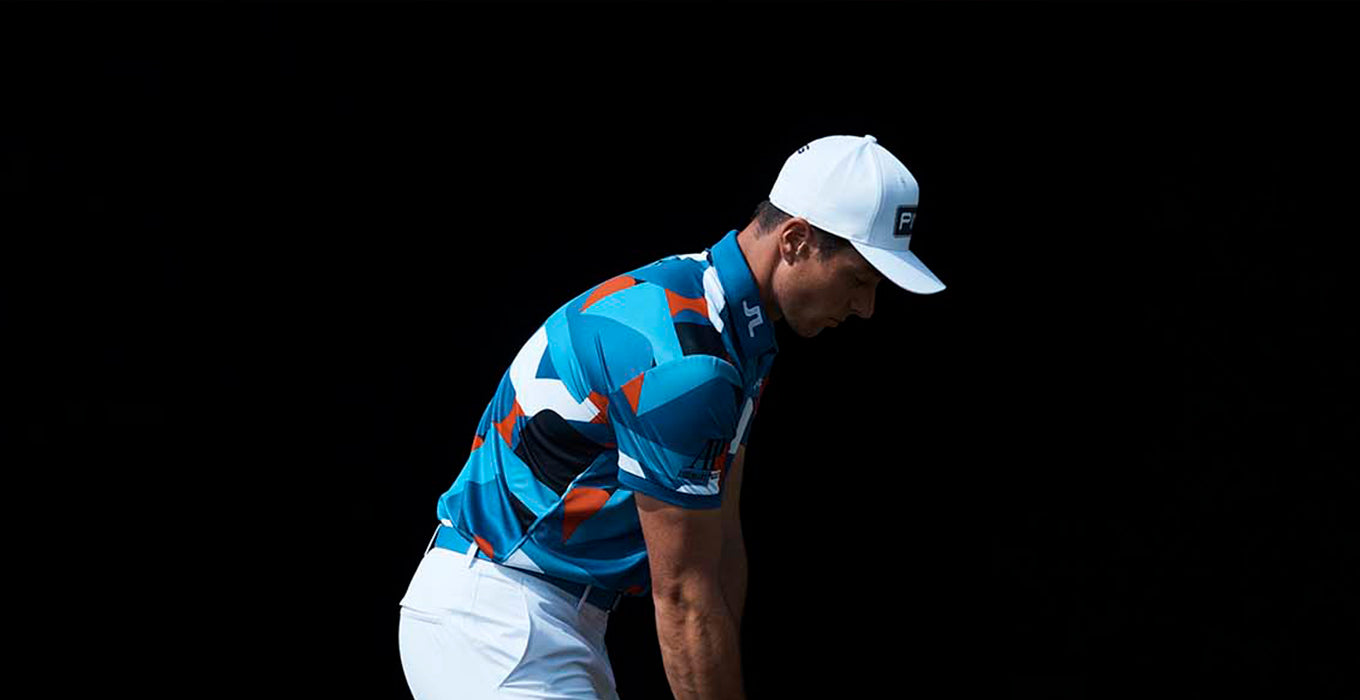 Discover Viktor Hovland's Signature Golf Shirt Collection at TrendyGolf