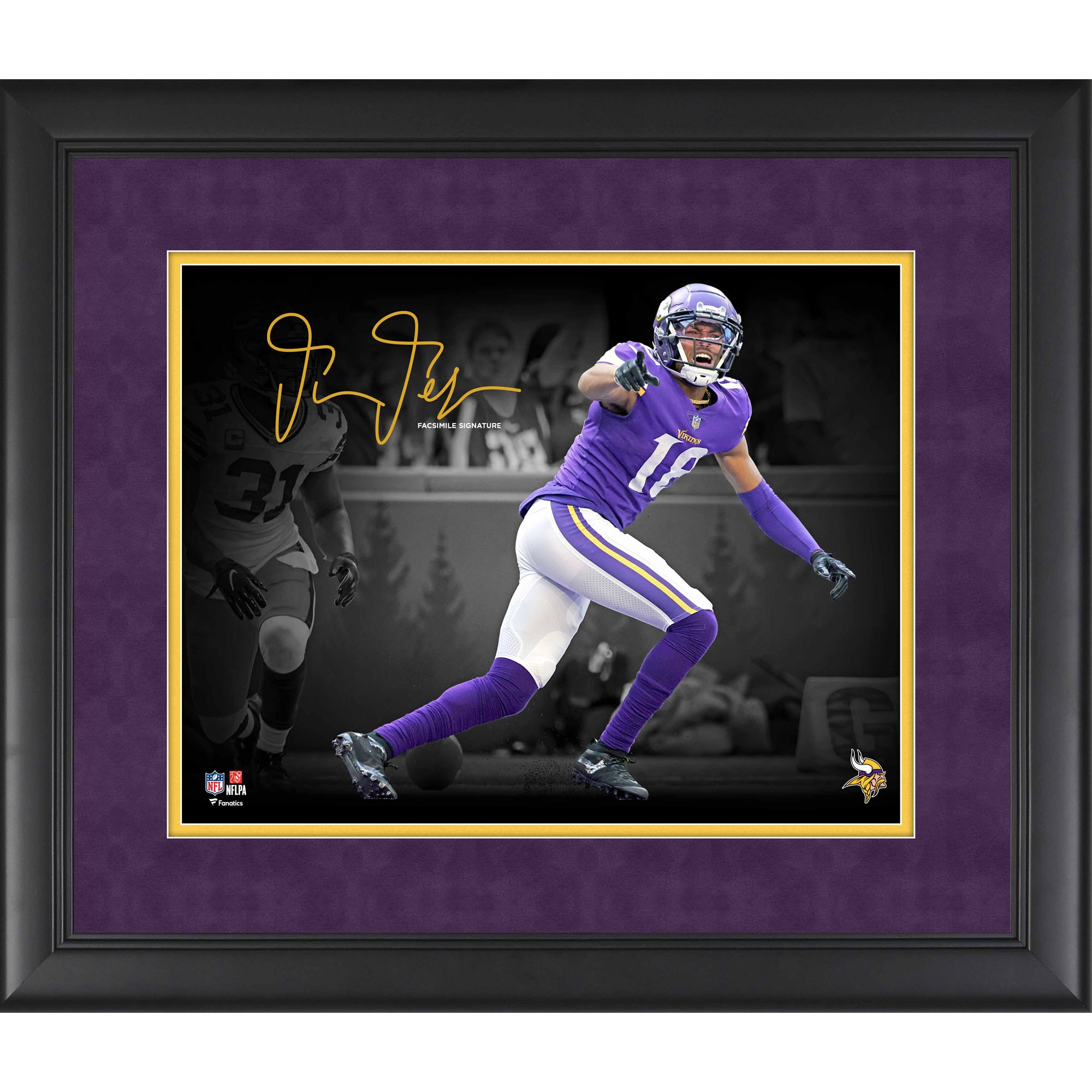 Justin Jefferson Autographed Picture – Limited Edition Vikings Memorabilia