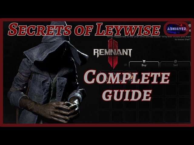 Step-by-Step Guide to Acquiring the Index of the Scribe in Remnant 2