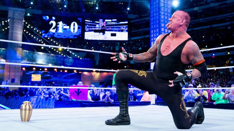 The Undertakers Unbeatable WrestleMania Record: 25 Wins and 2 Losses