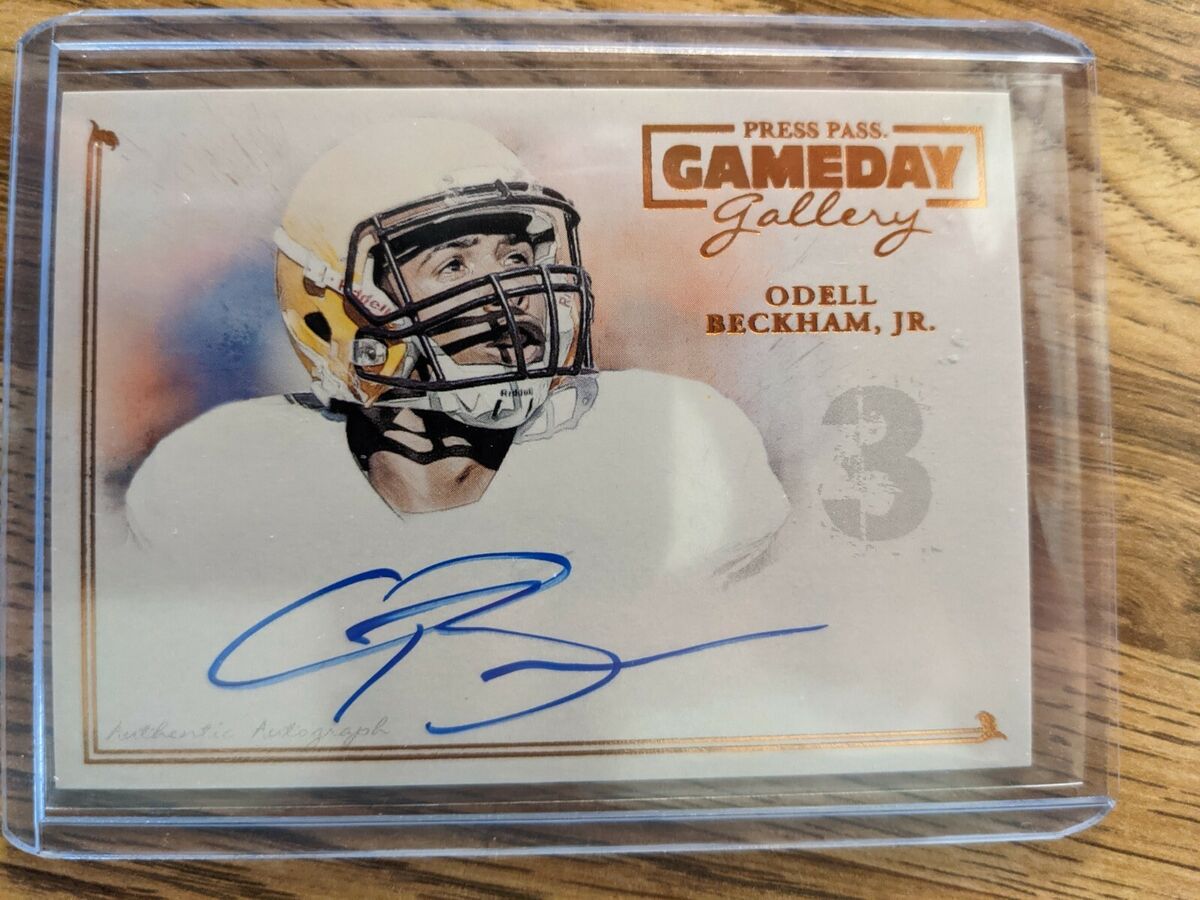 Buy Authentic Odell Beckham Jr Autograph Cards Online - Guaranteed Quality