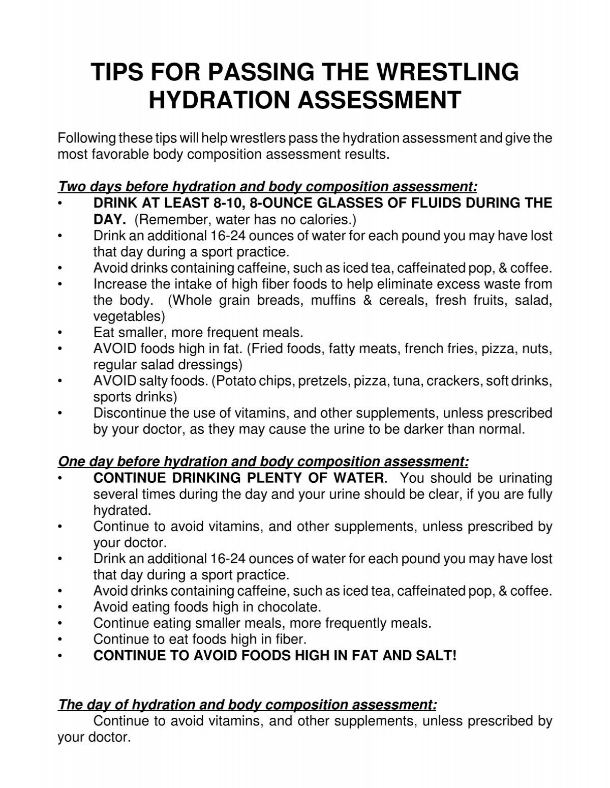 Step-by-Step Guide: How to Successfully Pass a Hydration Test