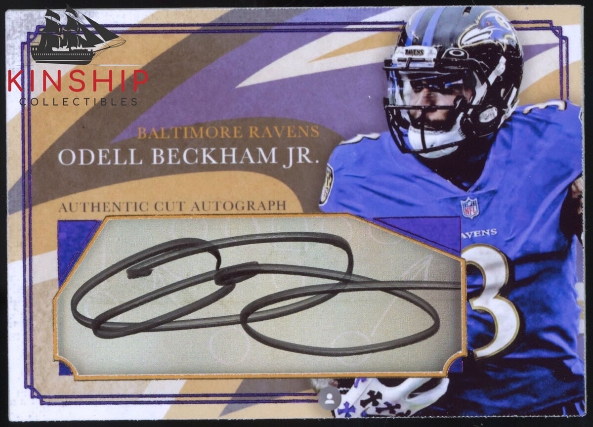 Buy Authentic Odell Beckham Jr Autograph Cards Online - Guaranteed Quality