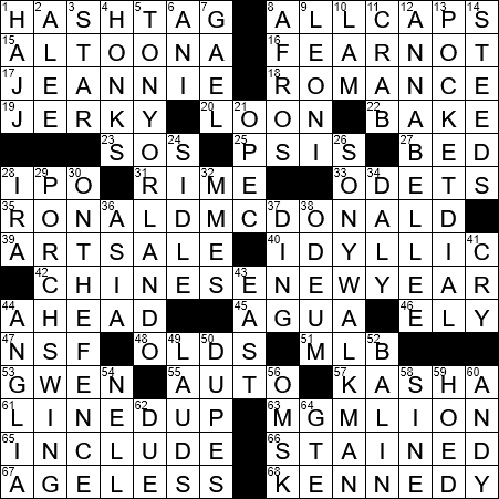 Discover the Answer to Hashtag for an Old Pic in This Crossword Clue