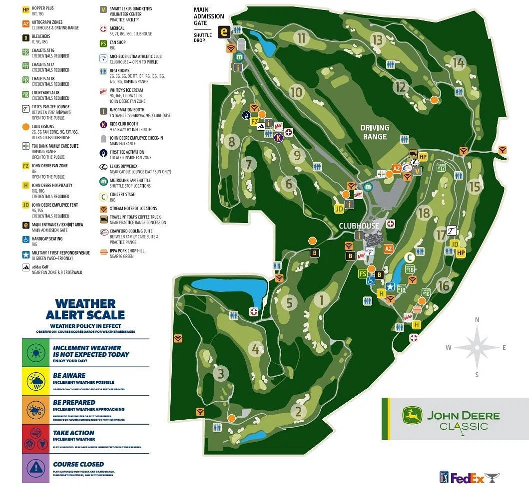 Find Your Way: John Deere Classic 2024 Location Map & Directions