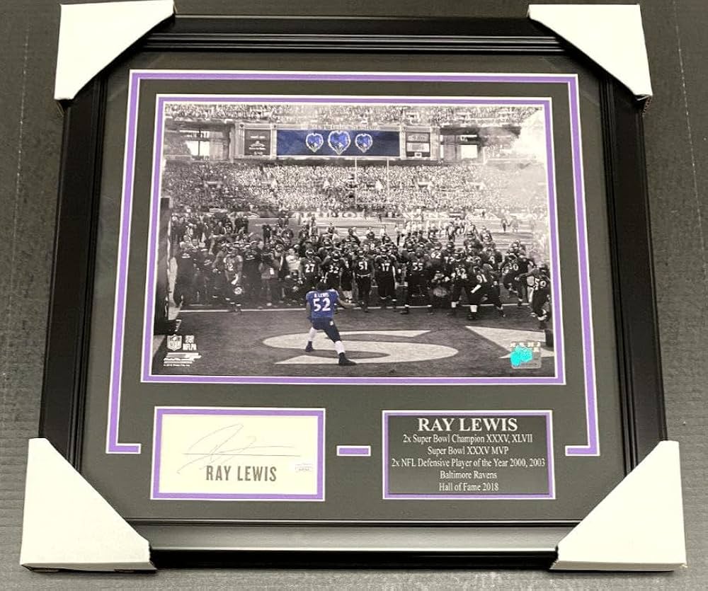 Ray Lewis Autographed Photo - Shop Authentic Signed NFL Memorabilia