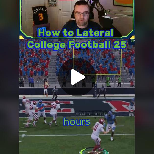 NCAA 25 Offense Tips: When and How to Use the Lateral