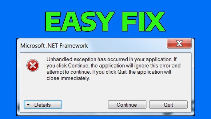 Dealing with An Unhandled Server Exception Has Occurred Quick Fixes