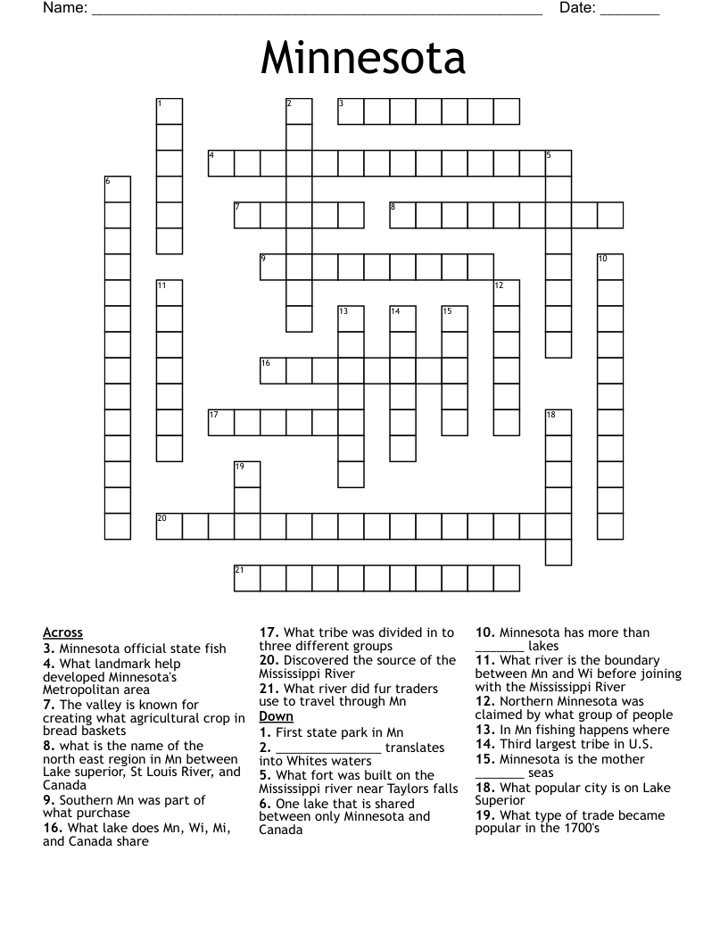 Solve the City in Minnesota Crossword: Get Hints Now