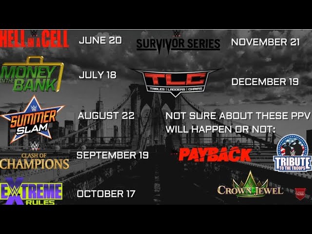 WWE PPV Dates: Full Schedule and How to Watch!