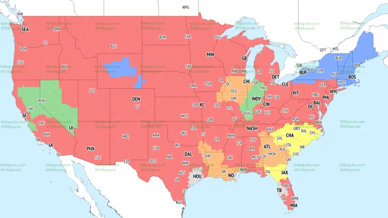 NFL Week 17 Coverage Map 2023: Find Your Local Game Now