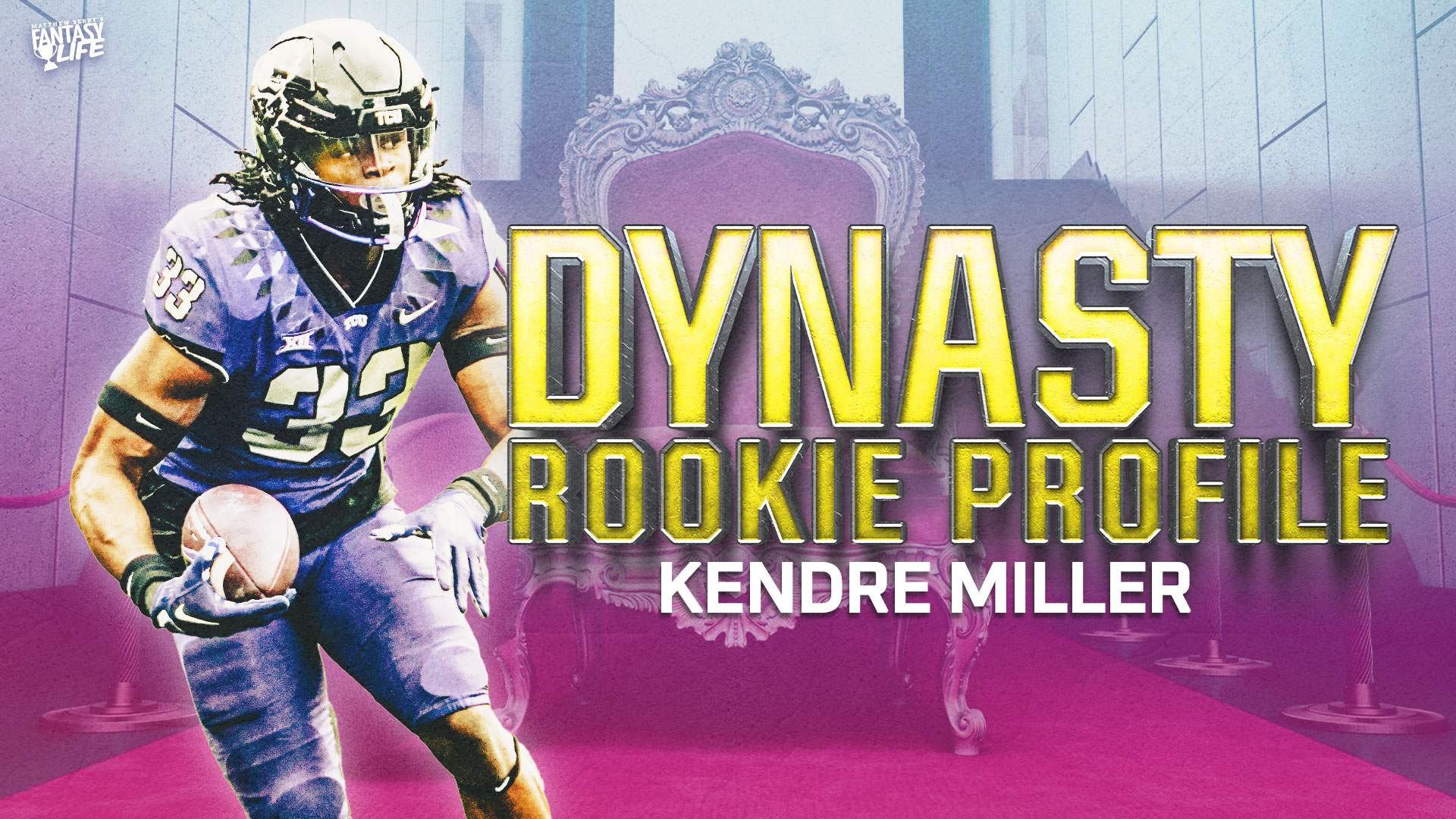 Fantasy Football: Kendre Miller Dynasty 2024 Rookie Analysis