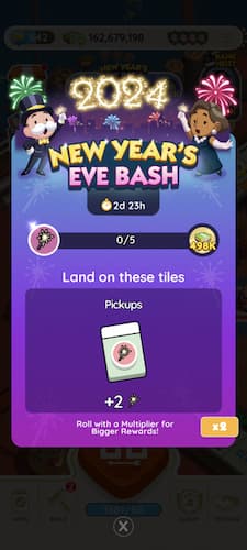 Score Big in Monopoly New Years Eve Bash: Points & Rewards Guide