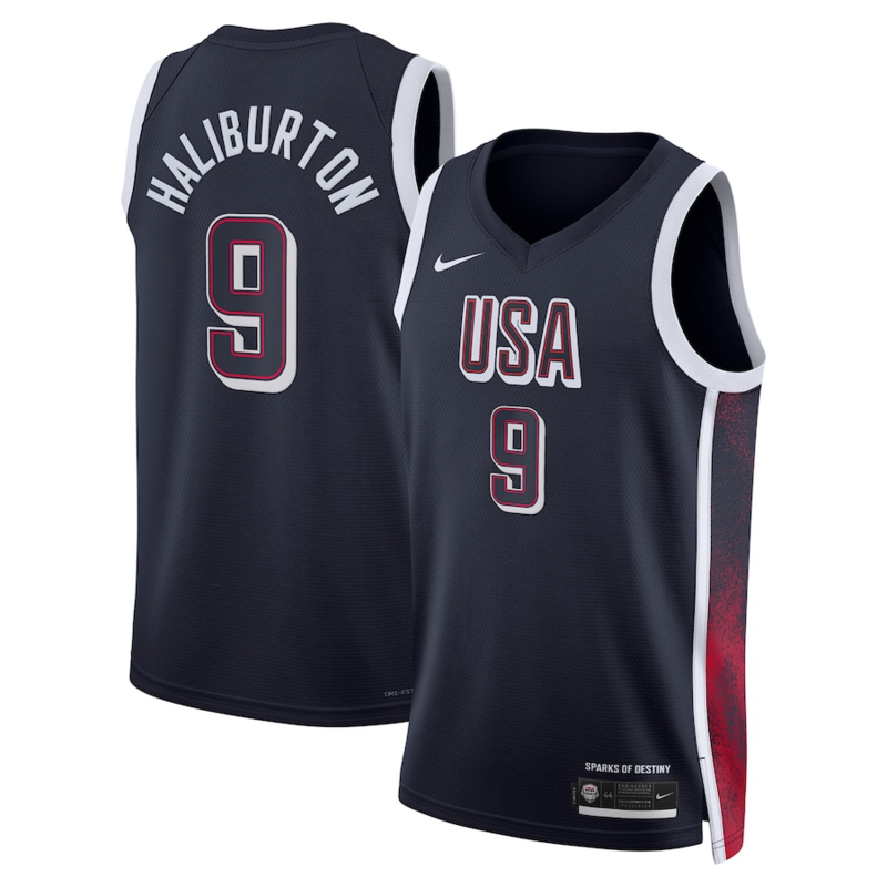 Tyrese Haliburton USA Jersey: Show Your Team USA Support(Wear the Colors and Support Team USA Basketball)