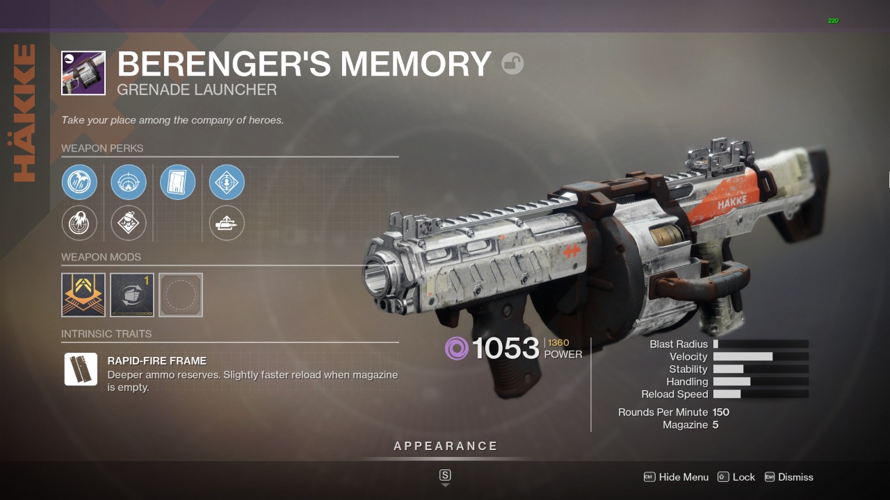 Finding Your Memory Interdict God Roll: Destiny 2 Weapon Guide