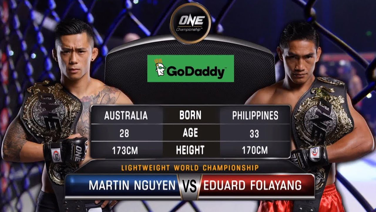 Fight History: Eduard Folayang and Martin Nguyens Intense Showdown