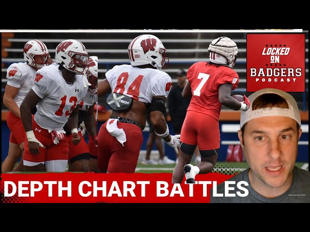 Breaking down the wi badgers depth chart. Key position battles and surprises you need to know.