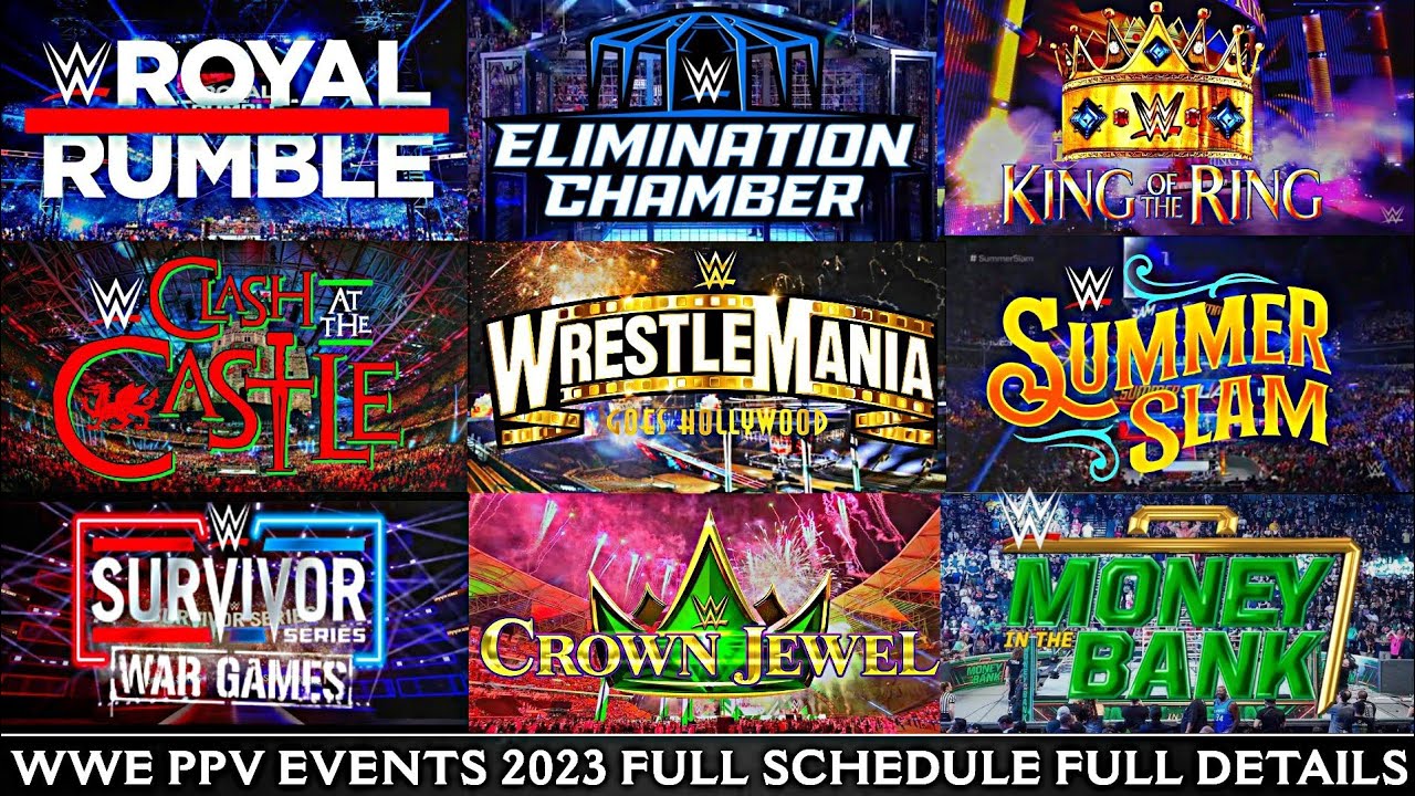 WWE PPV Schedule 2023: Whats Coming Up and Where to Watch!