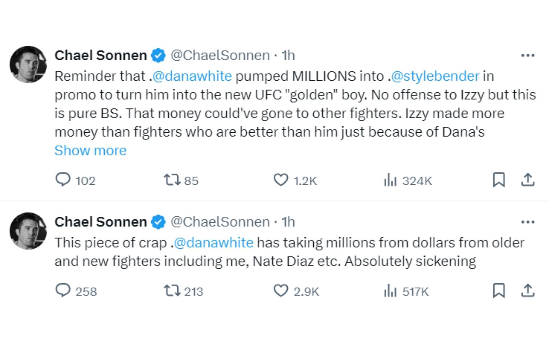 Breaking Down the Latest Chael Sonnen Dana White Tweet Controversy