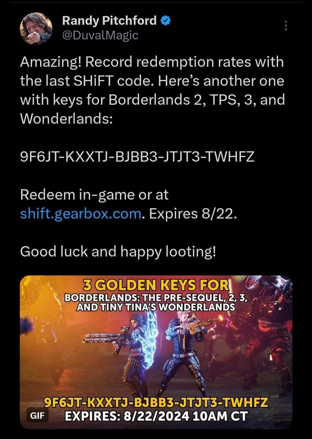 All About Shift Codes Borderlands 2: Your Source for Free Gear and More!