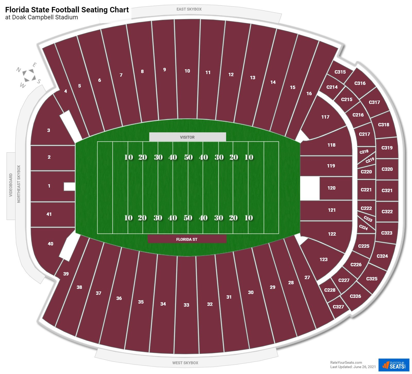 Florida State Seminoles Stadium Seating Chart: Find the Best Seats!