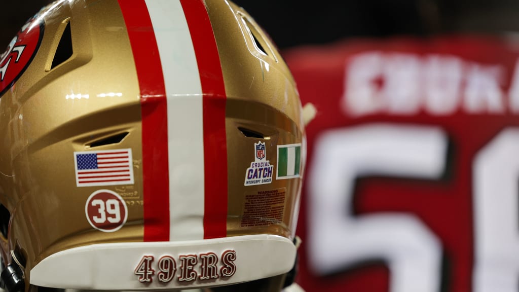 The history of 49ers helmet stickers: Learn all about them.