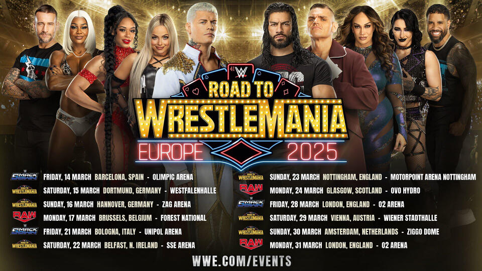 WWE Road to WrestleMania Knoxville: Catch All the Action Live in Person!