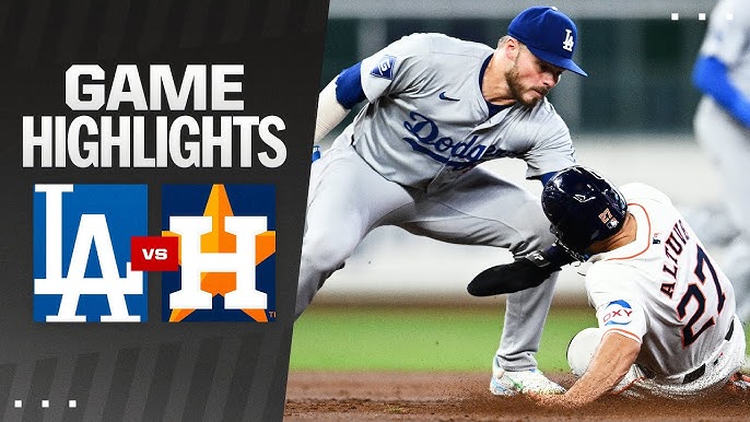 The Full Recap: Dodgers vs Houston Astros Match Player Stats and Highlights.