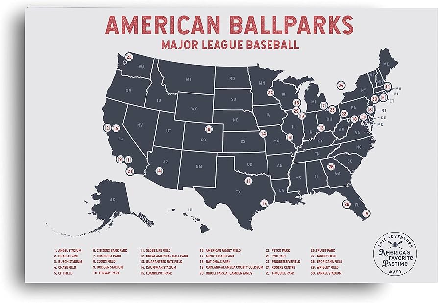 MLB Parks Map: Your Ultimate Guide to Every Baseball Stadium!