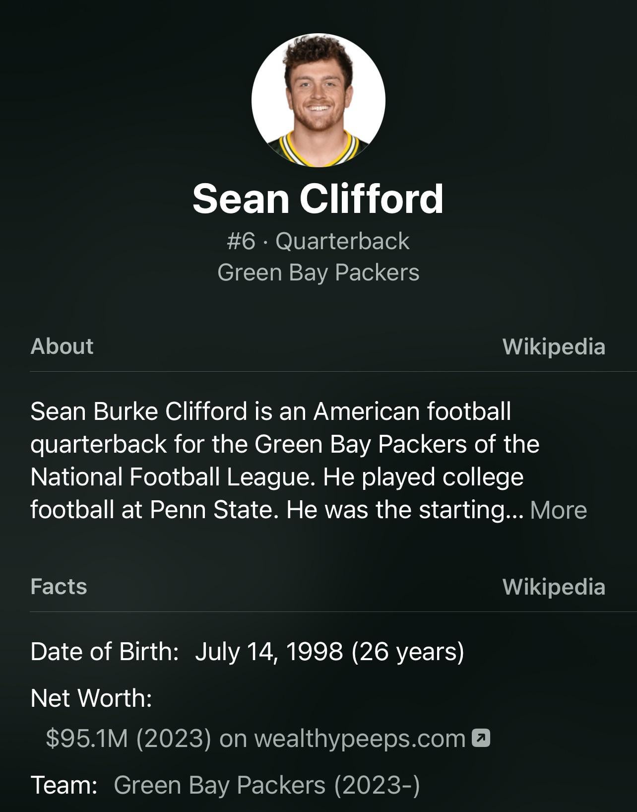 Sean Clifford Net Worth: Find Out How Much the Football Star Is Worth!