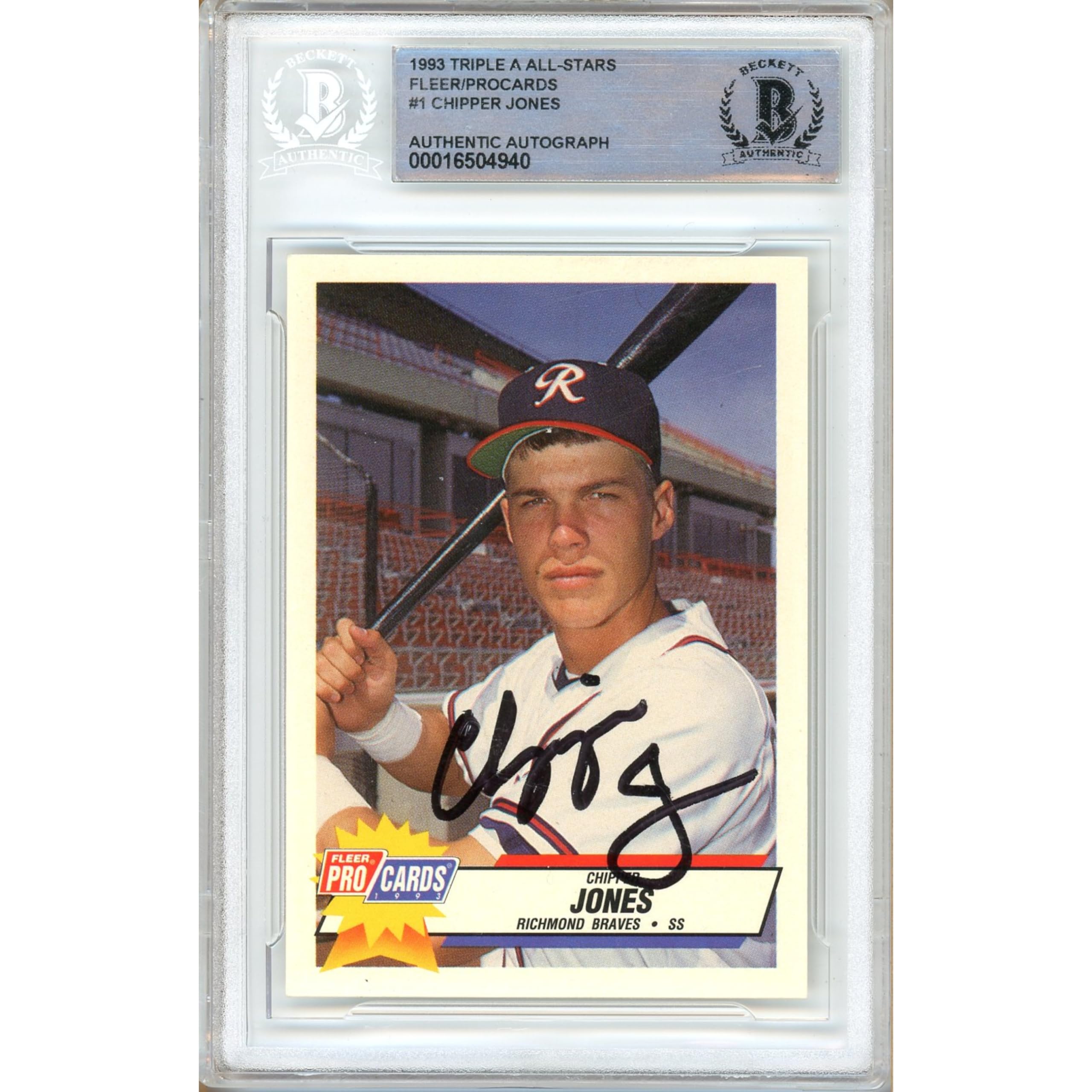 Signed Chipper Jones: Get Authentic Memorabilia & Collectibles Now!