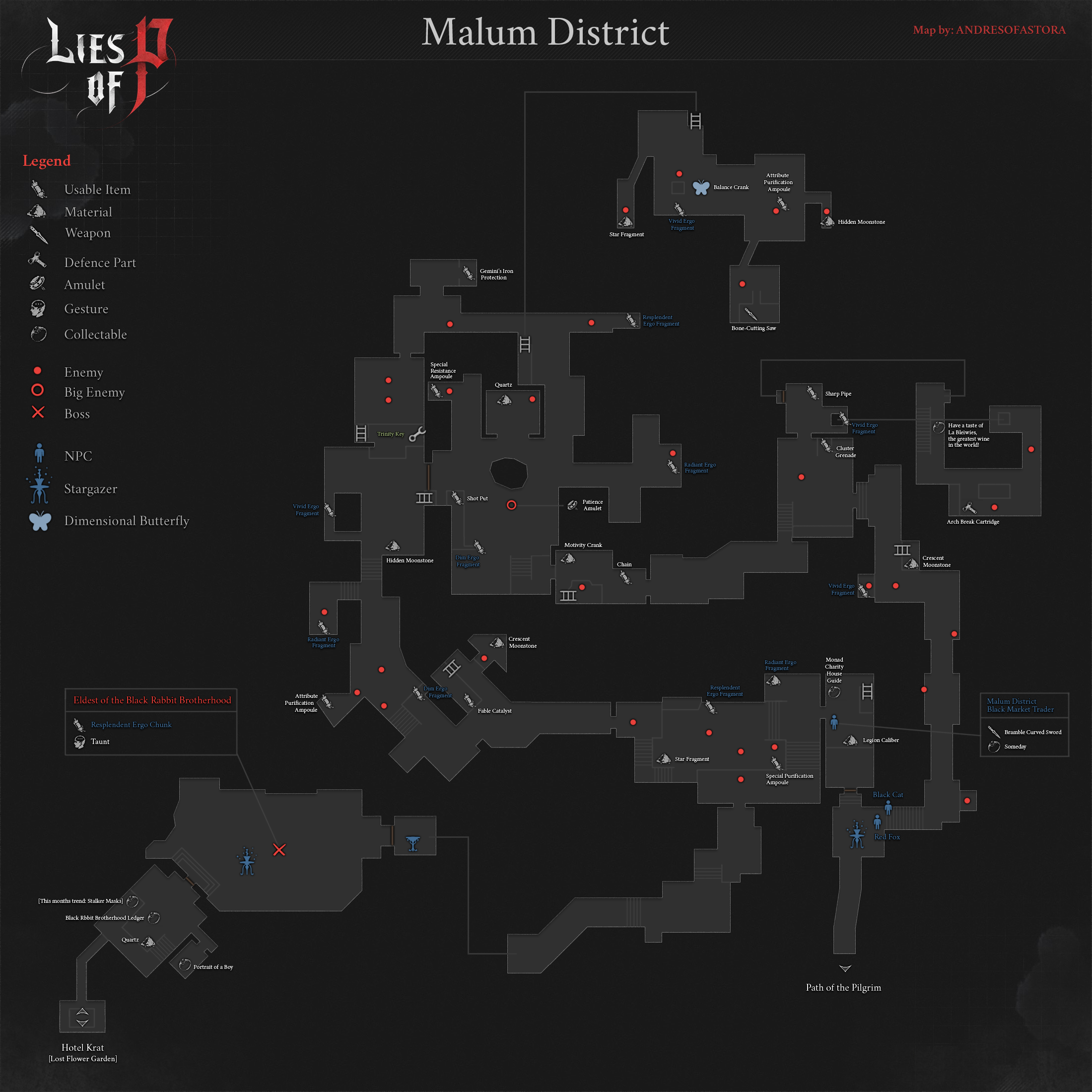 Lies of P Vendor Locations: Check This Simple Map Guide